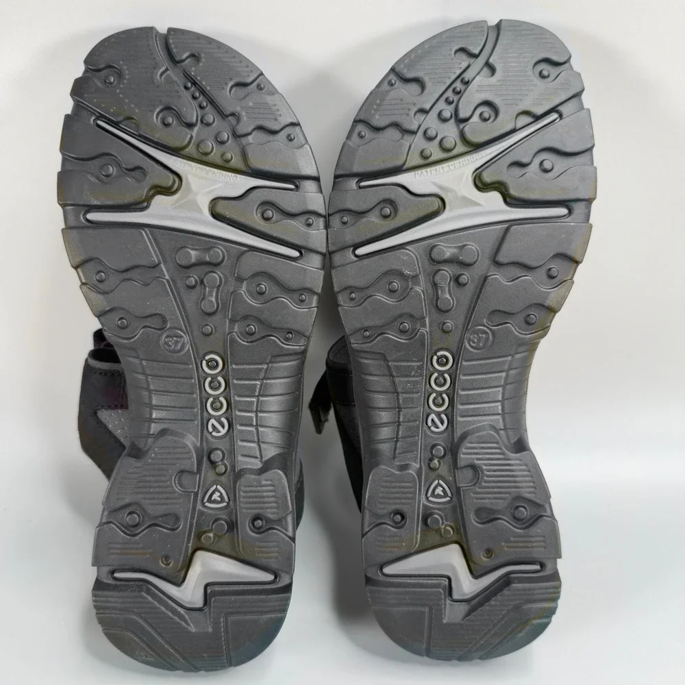Ecco Offroad Womens US 6 - 6.5 6 1/2 EU 37 Sandals Black Adjustable Strappy Shoe - Picture 12 of 16